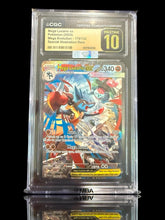 ‼️ Mega Lucario ex #179 Pokemon Mega Evolution~PRISTINE 10~SILVER DIAMOND MBA 💎