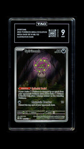 💜 Spiritomb 148/132 Mega Evolution Holo TAG GRADE 9! FAST SHIP SHOOT OFFER!💨
