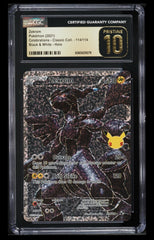 ‼️Zekrom Pokémon (2021) Celebrations - Classic Coll~114/114 GRADE 10 PRISTINE💨