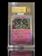 💎 Dusclops PokeBall 036 Prismatic 10 PRISTINE SILVER DIAMOND MBA POP 1! 💎
