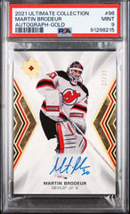 ‼️2021 ULTIMATE COLLECTION MARTIN BRODEUR AUTOGRAPH-GOLD PSA 9! SHIPS SAME DAY💨