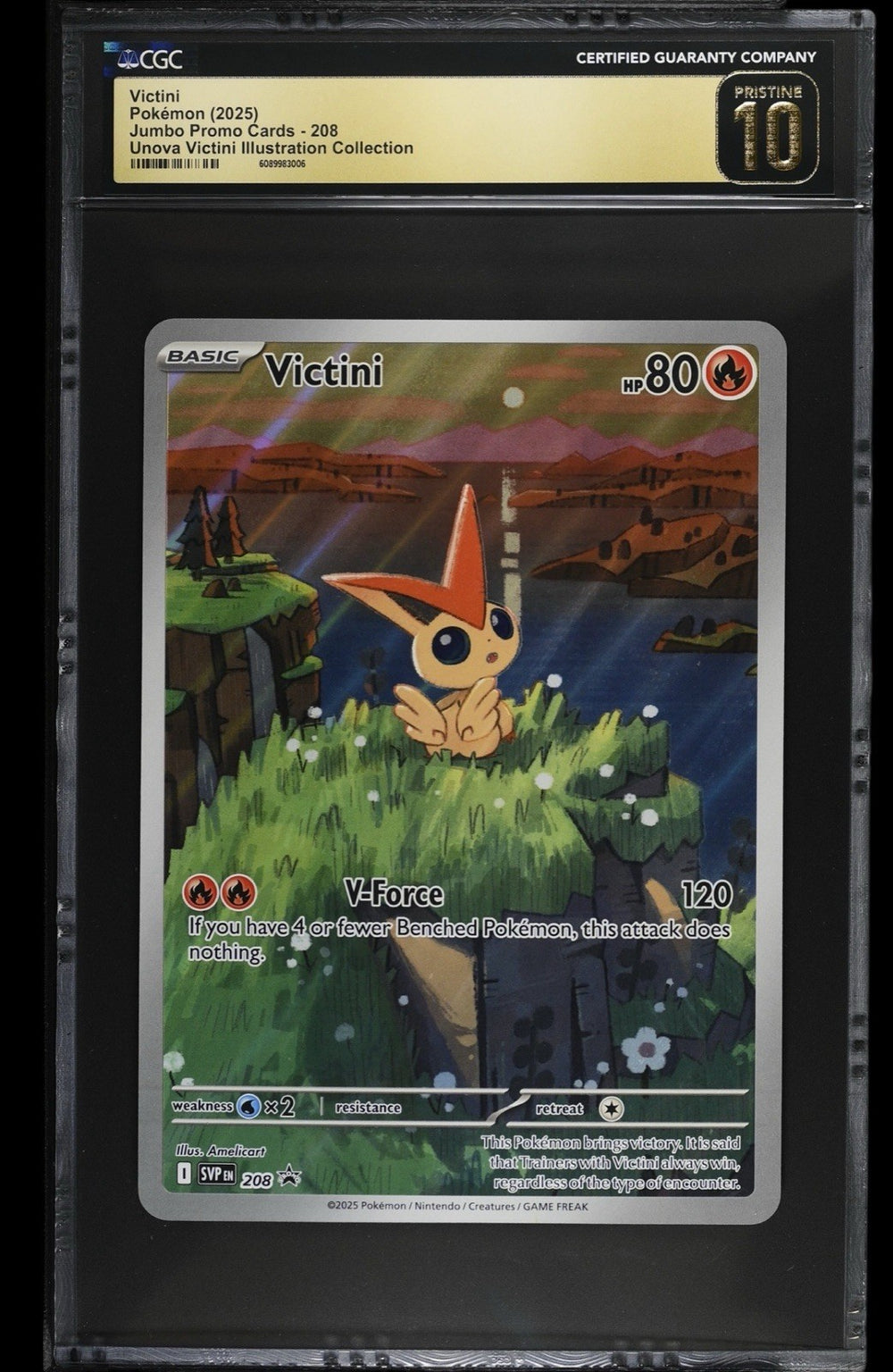‼️VICTINI JUMBO LOT 6 CARDS! 4X GM 10~ 1X PRISTINE 10~RESELL OPPORTUNITY $ 💨