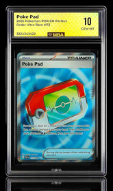 🚨 Poke Pad 113/088 Pokemon Perfect Order Holo~ MBA GRADE 10! SHOOT OFFER!💨