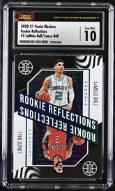 ‼️2020-21 Panini Illusions Rookie Reflections LaMelo Ball Lonzo Ball #2 CSG 10💨