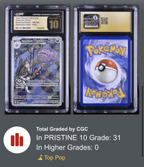 ‼️Team Rocket's Weezing #199 Destined Rivals CGC 10 PRISTINE GOLD LABEL TOP POP