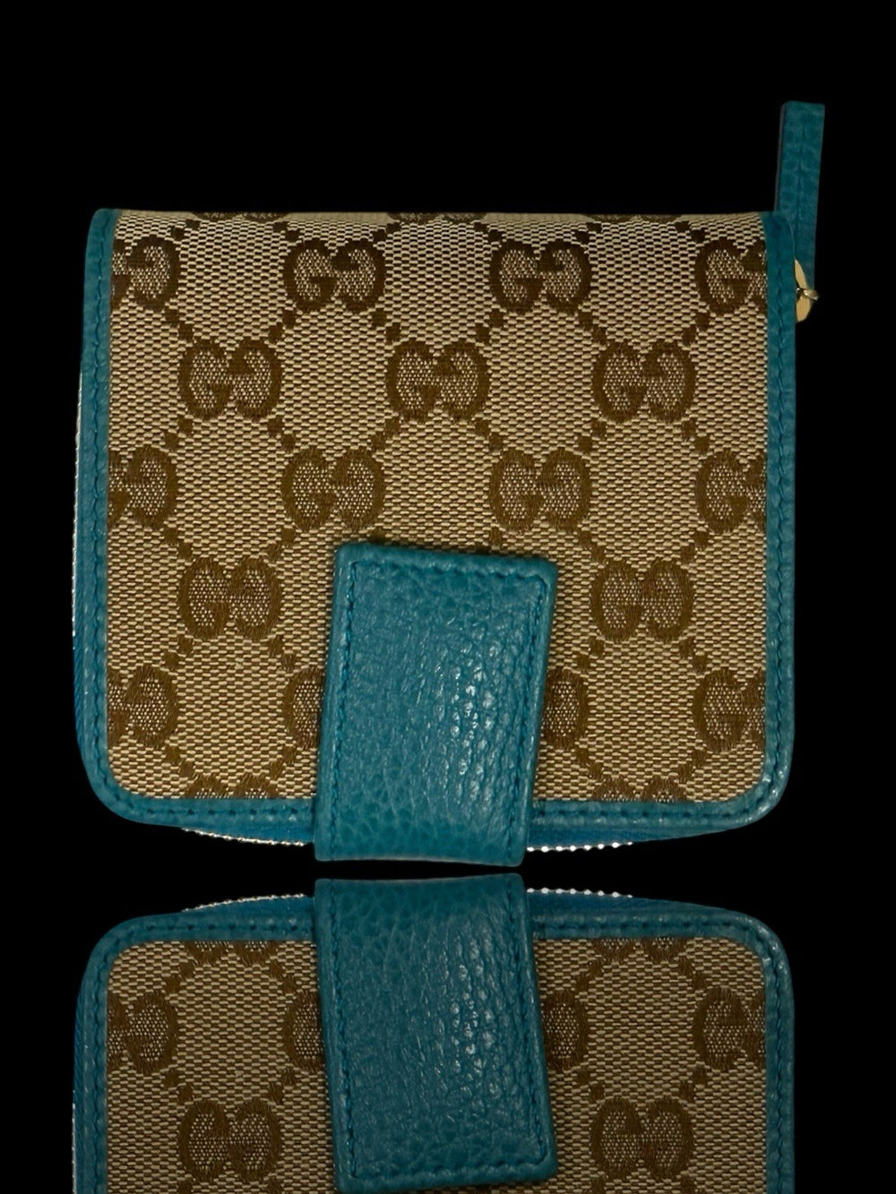 🌀 RARE NEW W/ TAGS GUCCI~Coin Purse Sky Blue~ FAST SHIP SHOOT OFFER💨