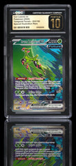 💚 Iron Leaves ex 203/162 Temporal Forces Holo GRADE 10 PRISTINE GOLD LABEL!💨