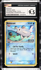 ‼️Remoraid Inverted Holo Layer Reverse Pokemon Ex Unseen Forces 2005~GRADE 9.5💨