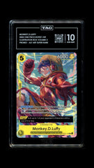 🔥 Monkey.D.Luffy Illustration Box 3 OP07-109 One Piece Promo TAG GRADE 10!💨