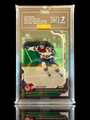 💎 JACK HUGHES 2026 TOPPS NOW #18 GREEN REFRACTOR /99~ TAG 7 MBA GOLD DIAMOND!💨