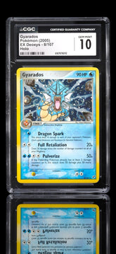 ๐ฆ Gyarados 8/107 Pokemon Deoxys Holo~ GRADE 10~ LOW POP SHOOT OFFER๐จ