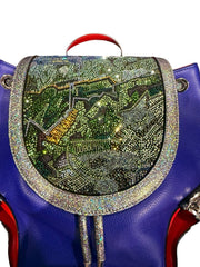 💎 RARE 1 Of 1~Christian Louboutin Explorer Funk Backpack Leather~SHOOT OFFER💨