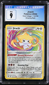 ‼️Pokemon Jirachi 119/185: Vivid Voltage Holo AMAZING RARE GRADE 9~FAST SHIP💨