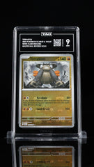 ‼️TERRAKION 054 Master Ball 2025 POKÉMON SCARLET & VIOLET TAG GRADE 9! POP 1!💨