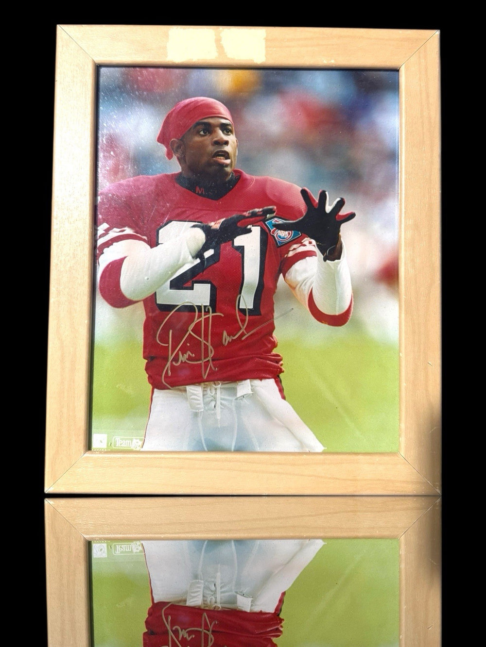 💎 Deion Sanders Signed 8 X 10 Action Photo With COA! SAME DAY SHIP~SHOOT OFFER