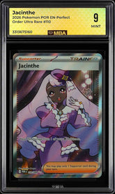 💜 Jacinthe 110/088 Pokemon Perfect Order~ MBA GRADE 9~ SHOOT OFFER💨