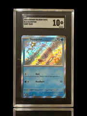 ‼️Slowpoke 116/091: Paldean Fates BABY SHINY GRADE 10! FAST SHIP~SHOOT OFFER!💨