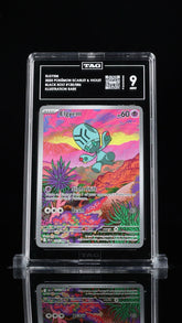 ‼️ELGYEM 2025 POKÉMON SCARLET & VIOLET BLACK BOLT #120 ILLUSTRATION RARE TAG 9💨