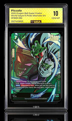 🚨 2025 Dragon Ball Super Fusion World Alternate Art Piccolo #FB08-065 MBA 10!💨