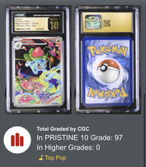 ‼️Pokemon Ivysaur #134 Mega Evolution GRADE 10 PRISTINE GOLD LABEL TOP POP!💨