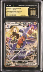 ⚠️ Cynthia's Garchomp ex #232 Destined Rivals~PRISTINE 10 GOLD LABEL TOP POP!💨