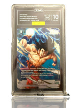 ‼️Son Goku FB08-055 Saiyan's Pride DBS Fusion TAG 10~PRISTINE GOLD DIAMOND MBA💎