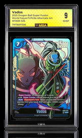 ‼️ Vados Alt Art DBS Saiyan's Pride FB08-026~ MBA GRADE 9~ LOW POP~SHOOT OFFER💨