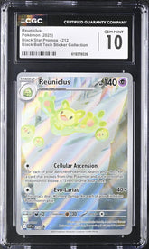 💎 Reuniclus 212 SCARLET AND VIOLET BLACK STAR PROMO GRADE 10! SAME DAY SHIP💨