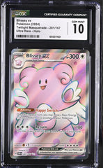 ‼️Pokemon Blissey ex 201/167: Twilight Masquerade Holo GRADE 10! SHOOT OFFER💨