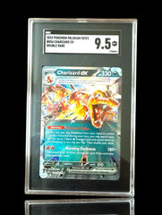 ‼️Pokemon Charizard ex 054/091: Paldean Fates Holo GRADE 10! SHIPS SAME DAY!💨