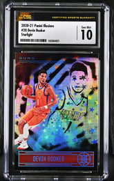 ‼️2020-21 Panini Illusions - Devin Booker #20 Trophy Starlight~GRADE 10~POP 1💨