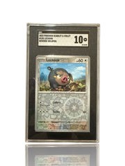 ‼️Pokemon Lechonk 155/198: Scarlet & Violet Reverse Holo GRADE 10~SHOOT OFFER💨