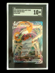 2022 POKEMON BRILLIANT STARS #029 KINGLER VMAX ULTRA RARE! SGC GRADE 10!💨‼️