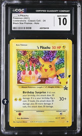 ‼️Pikachu Pokémon (2021) Celebrations -24~Black Star Promos~GRADE 10 FAST SHIP💨