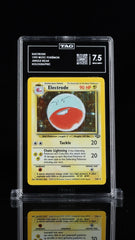 🚨Pokémon TCG Electrode Jungle #2 Holo Unlimited Holo Rare~TAG GRADE 7.5!💨