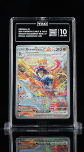‼️Greninja ex 214/167 Sv06: Twilight Masquerade Holo TAG GRADE 10! SHIPS FAST💨