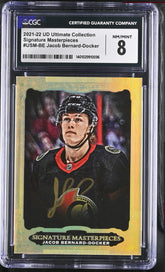 ‼️2021 Ultimate Collection Jacob Bernard-Docker Masterpiece~CGC 8~AUTO 10~POP 1