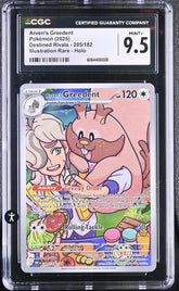 ‼️Arven's Greedent 205/182 Sv10: Destined Rivals Holo GRADE 9.5! SHIP SAME DAY💨