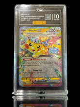 💎 Pikachu ex #057 Ascended Heroes Holo TAG 10 PRISTINE MBA GOLD DIAMOND!💨