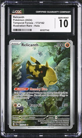 ‼️Pokemon Relicanth 173/162: Temporal Forces Holo GRADE 10! SHOOT OFFER!💨