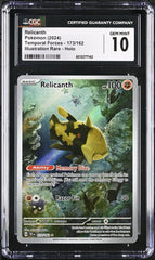 ‼️Pokemon Relicanth 173/162: Temporal Forces Holo GRADE 10! SHOOT OFFER!💨