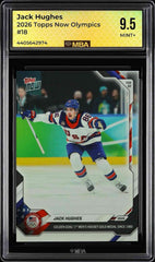 💎 2026 Topps Now Olympic Games - Jack Hughes #18 MBA GRADE 9.5! SHOOT OFFER💨