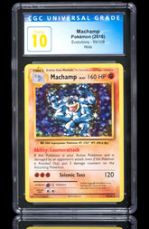 💎 Pokemon Machamp 59/108 Evolutions Holo GRADE 10 PRISTINE GOLD LABEL POP 4!💨