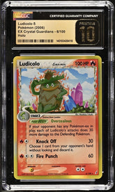 💎Ludicolo Delta Species #6 Crystal Guardians GRADE 10 PRISTINE GOLD LABEL POP 2