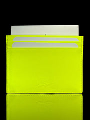 💎 NEW RARE CHRISTIAN LOUBOUTIN KIOS Grained Leather Spikes Card Holder Yellow💨