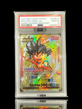 ‼️2024 DBS FUSION WORLD SON GOKU MINI DAIMA EVENT PSA 10 BLACK DIAMOND MBA💎