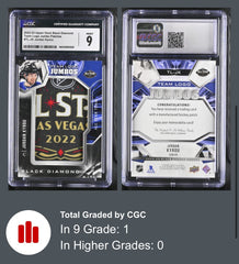 ‼️2022-23 UD Black Diamond - Team Logo Jumbo Patches JORDAN KYROU💨 POP 1!!