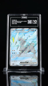 ‼️KYUREM EX 2025 POKÉMON SCARLET & VIOLET BLACK BOLT #157/086 TAG 10!💨