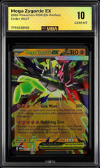 🚨 Mega Zygarde ex #047 Pokemon Perfect Order~ MBA GRADE 10~ SHOOT OFFER💨