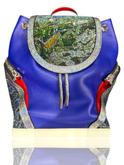 💎 RARE 1 Of 1~Christian Louboutin Explorer Funk Backpack Leather~SHOOT OFFER💨